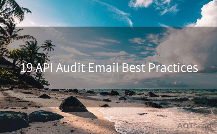 19 API Audit Email Best Practices